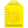 USA Made Full Color Luggage Tag 3" x 4 1/4"